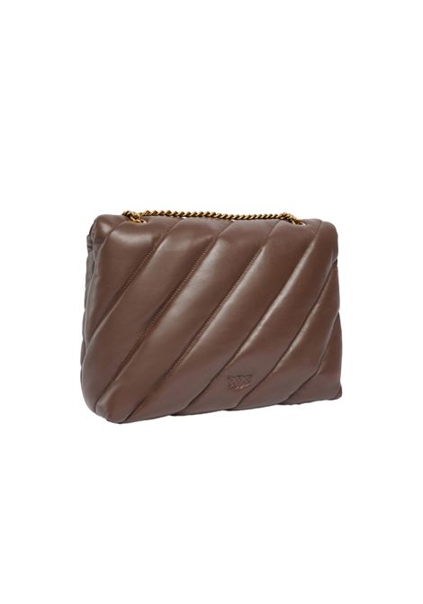 Borsa Pinko donna 100037 A0F2L74Q Big Love Puff Maxi Marrone PINKO | Borse | 100037 A0F2L74Q